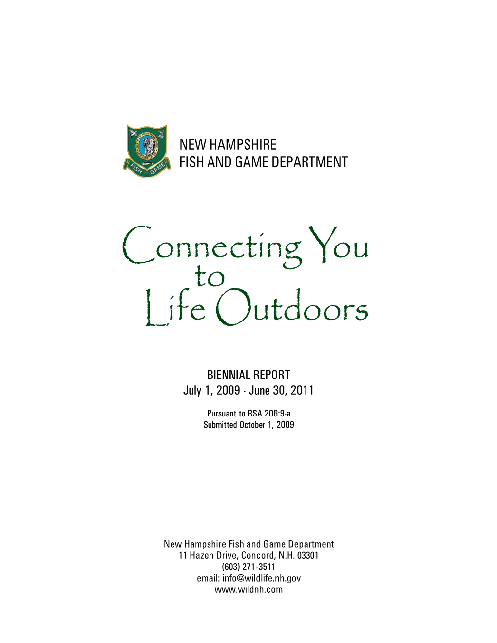 Connecting You to Life Outdoors