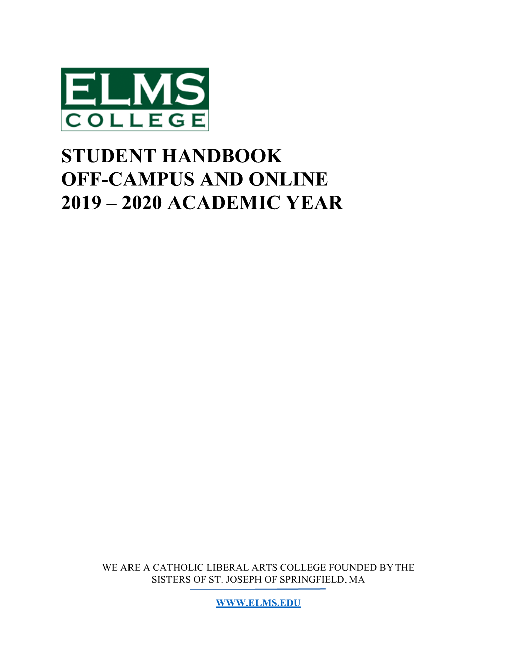 Off-Campus/Online Student Handbook