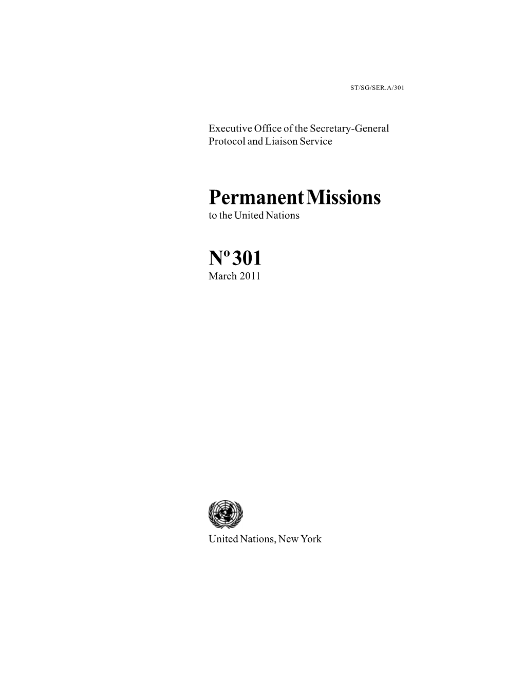 Permanent Missions to the United Nations