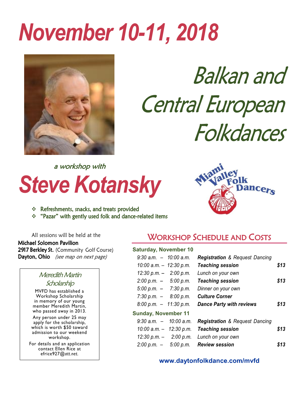 Balkan and Central European Folkdances