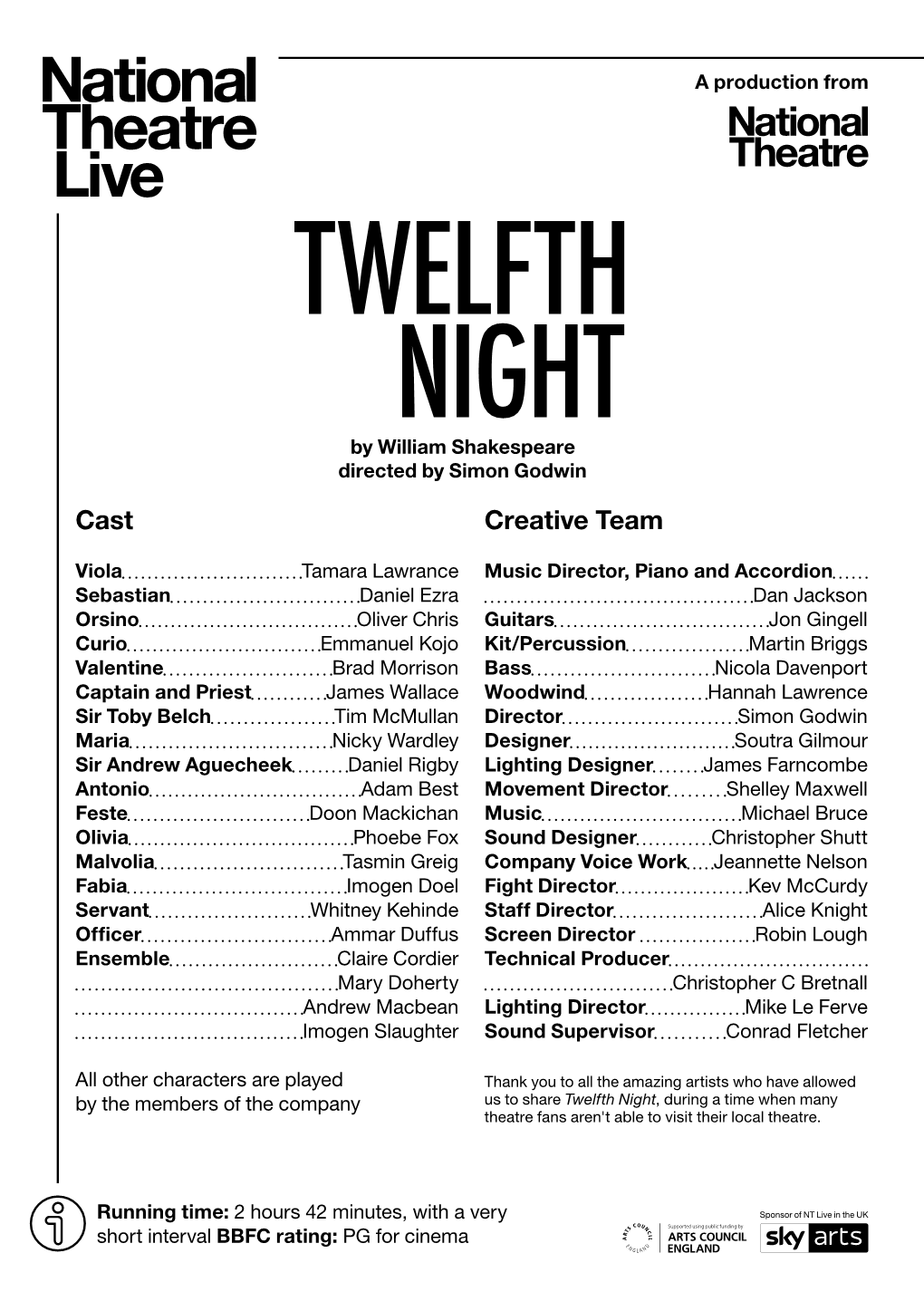 Download the Cast List