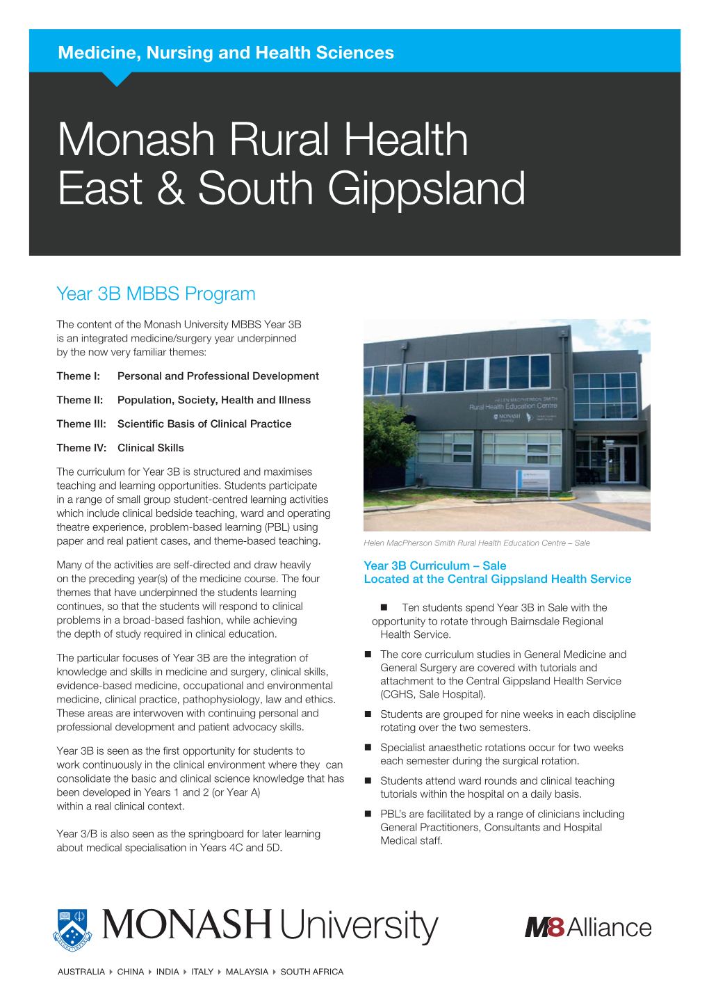 Monash Rural Health East & South Gippsland