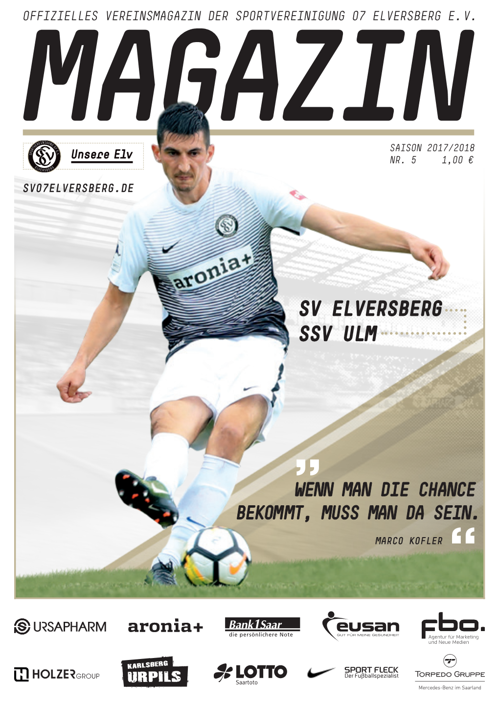 SV ELVERSBERG – SSV Ulm 16.09.17