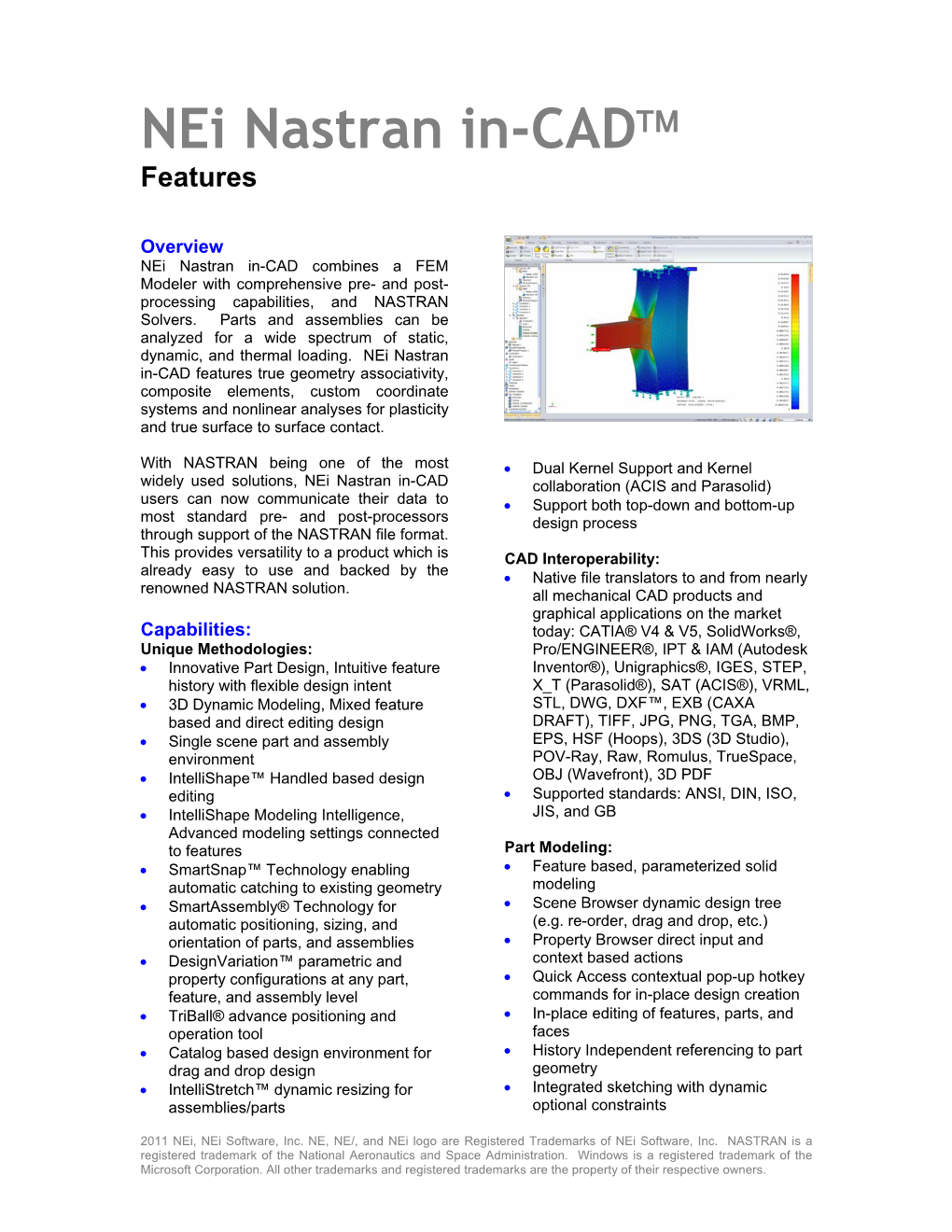 Nei Nastran In-CAD™