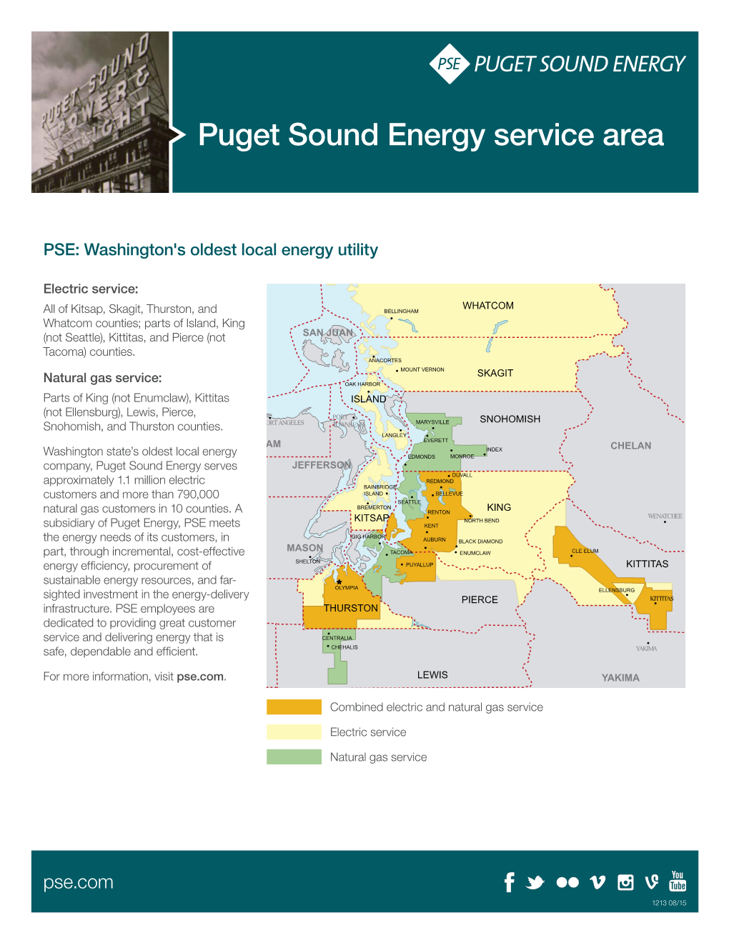 Puget Sound Energy Service Area