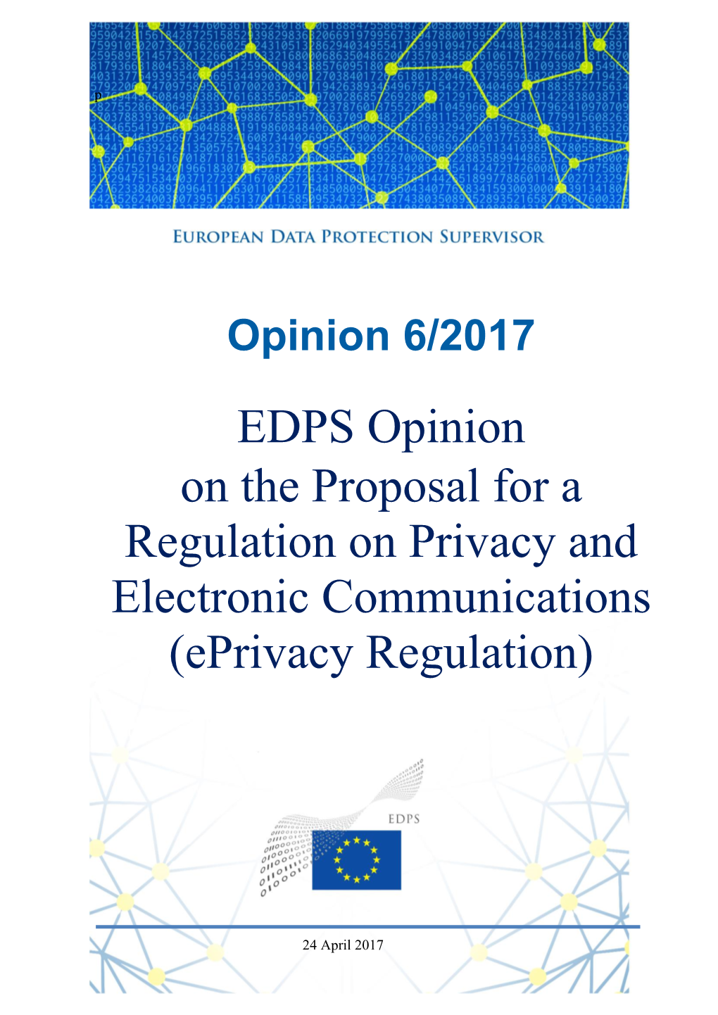 Eprivacy Regulation)