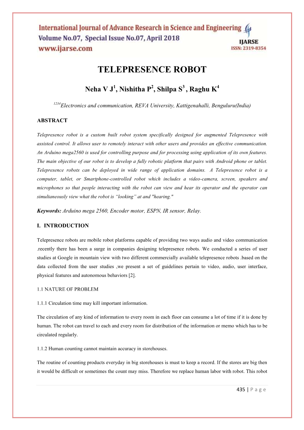 Telepresence Robot