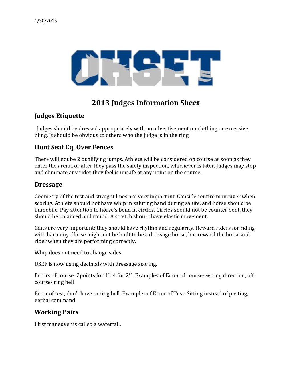 2013 Judges Information Sheet