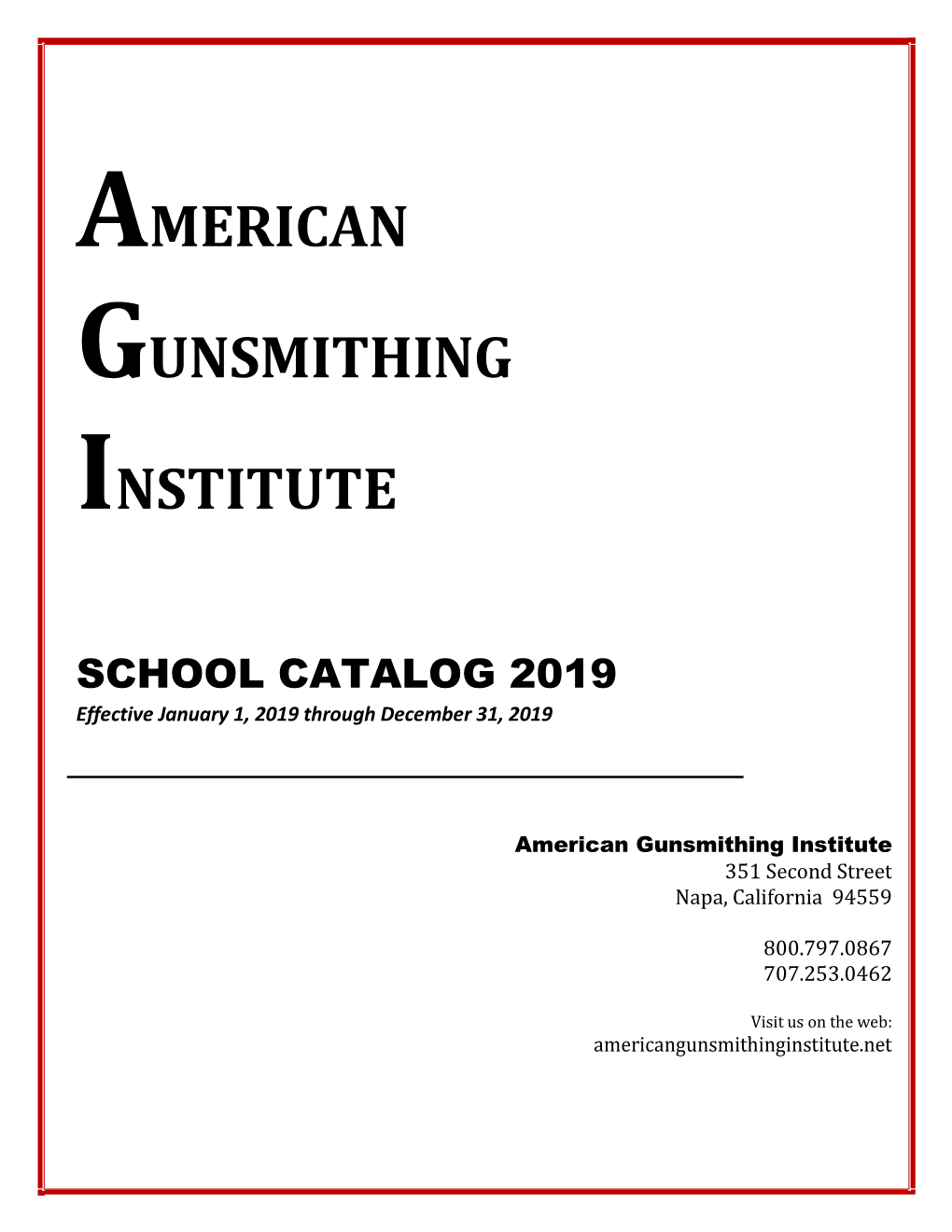 American Gunsmithing Institute