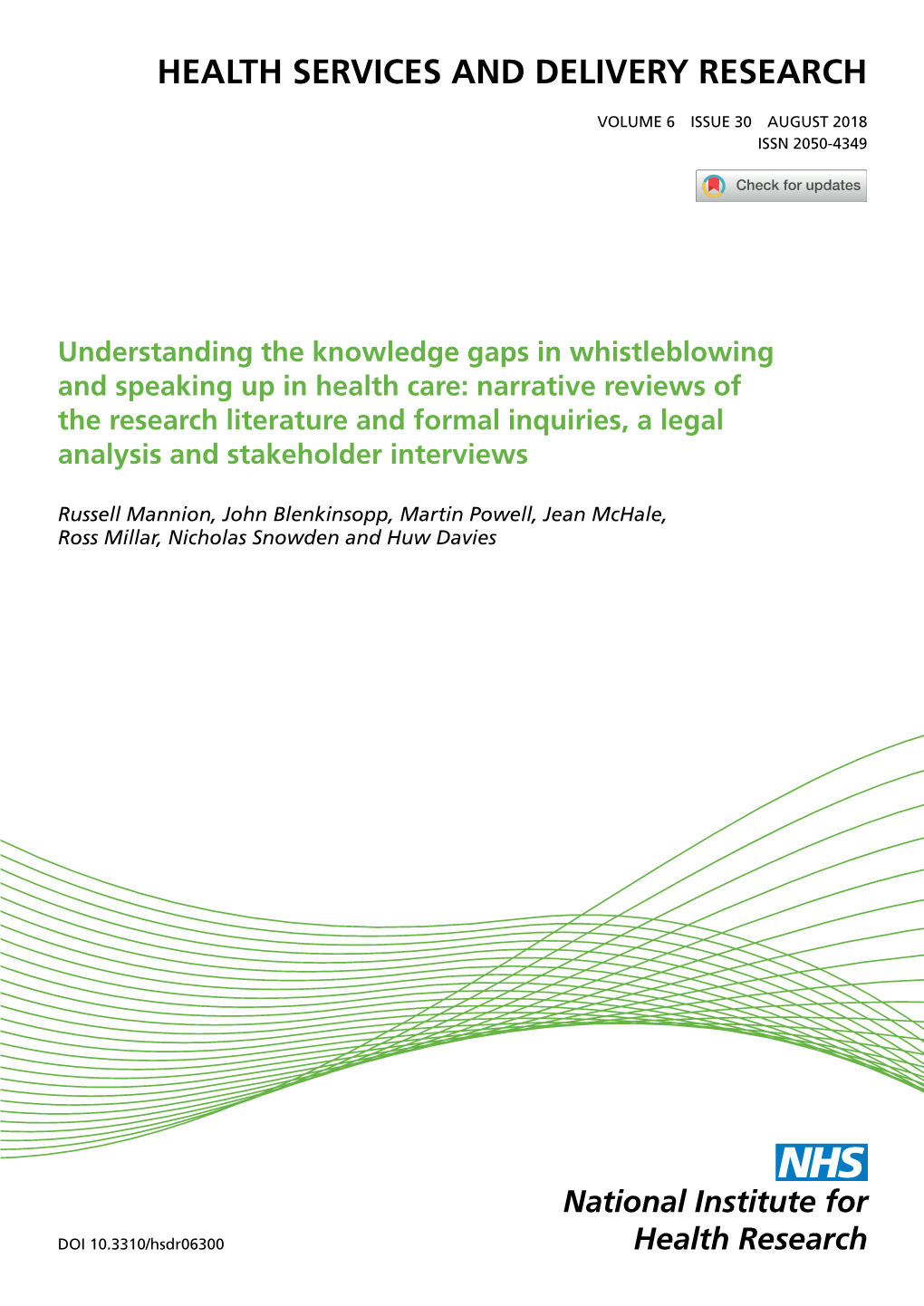 Understanding the Knowledge Gaps in Whistleblowing and Speaking up In