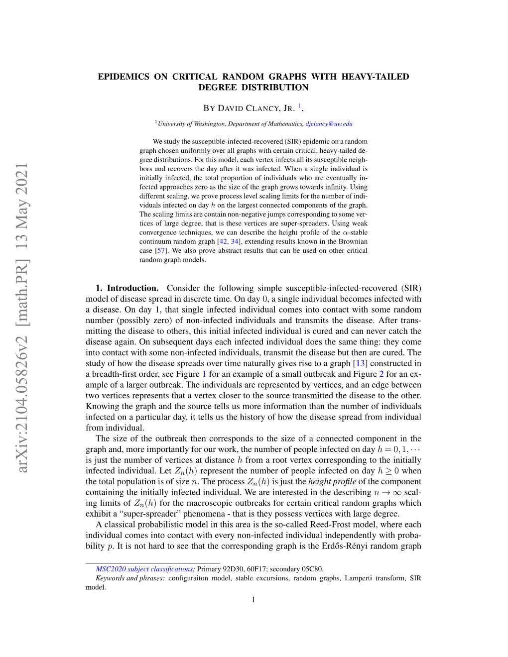 Epidemics on Critical Random Graphs with Heavy-Tailed Degree Distribution