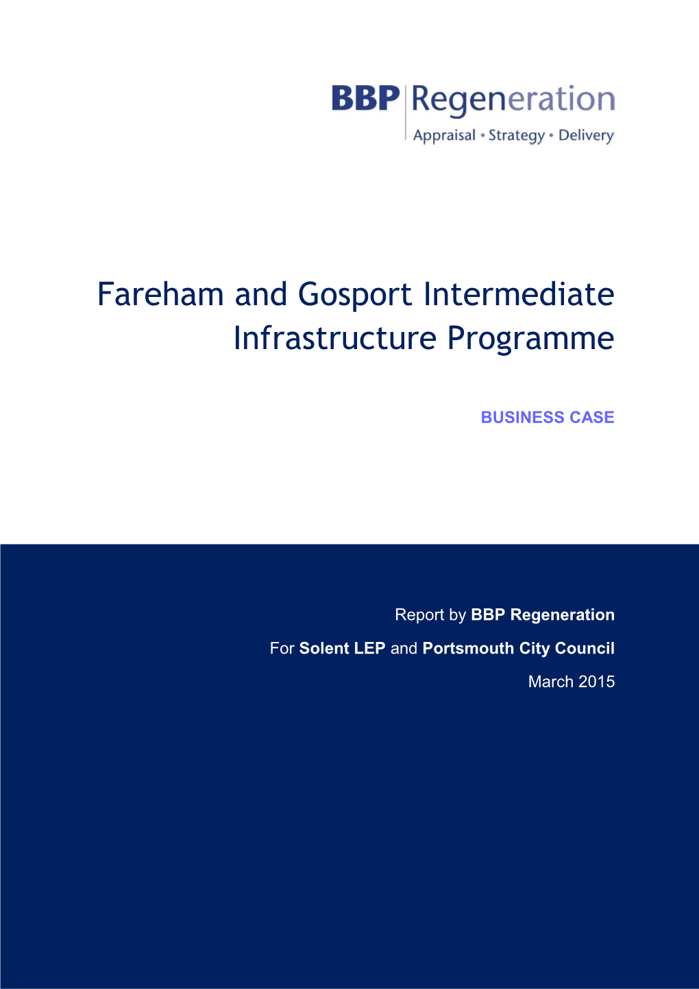 Fareham and Gosport Intermediate Infrastructure Programme