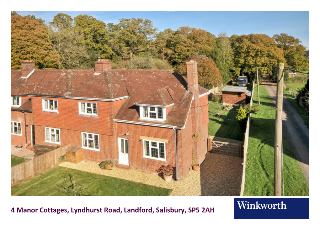 4 Manor Cottages, Lyndhurst Road, Landford, Salisbury, SP5 2AH