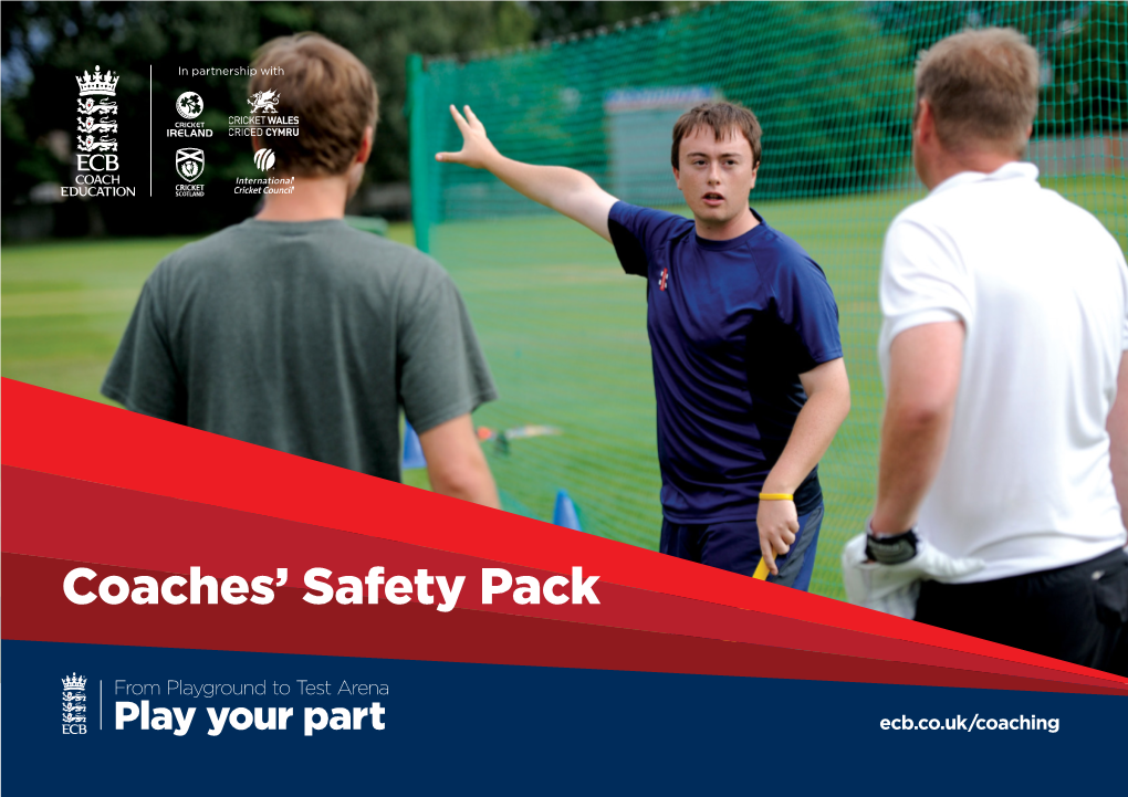 ECB Coaches Safety Pack