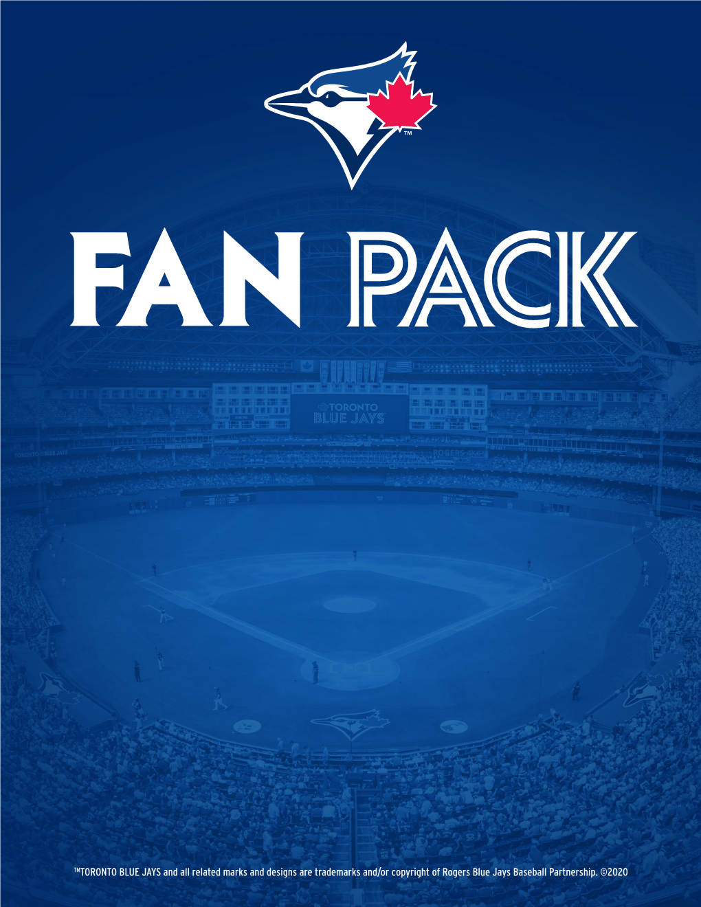 TMTORONTO BLUE JAYS and All Related Marks and Designs Are Trademarks And/Or Copyright of Rogers Blue Jays Baseball Partnership