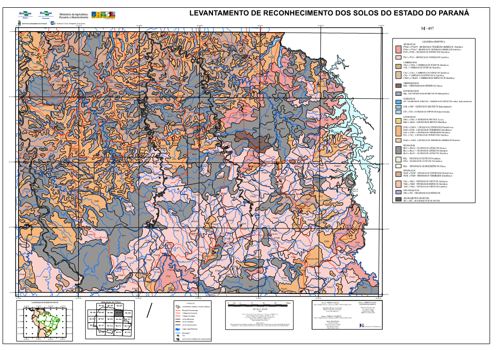 Levantamento De Reconhecimento Dos Solos Do Estado Do Paraná