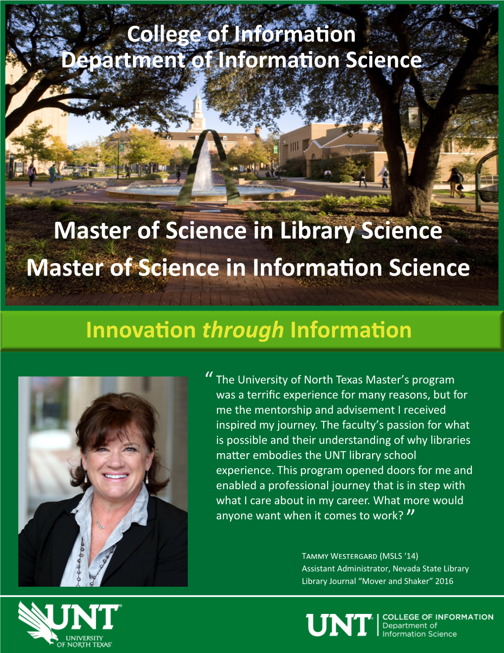 Library Science Master of Science in Information Science