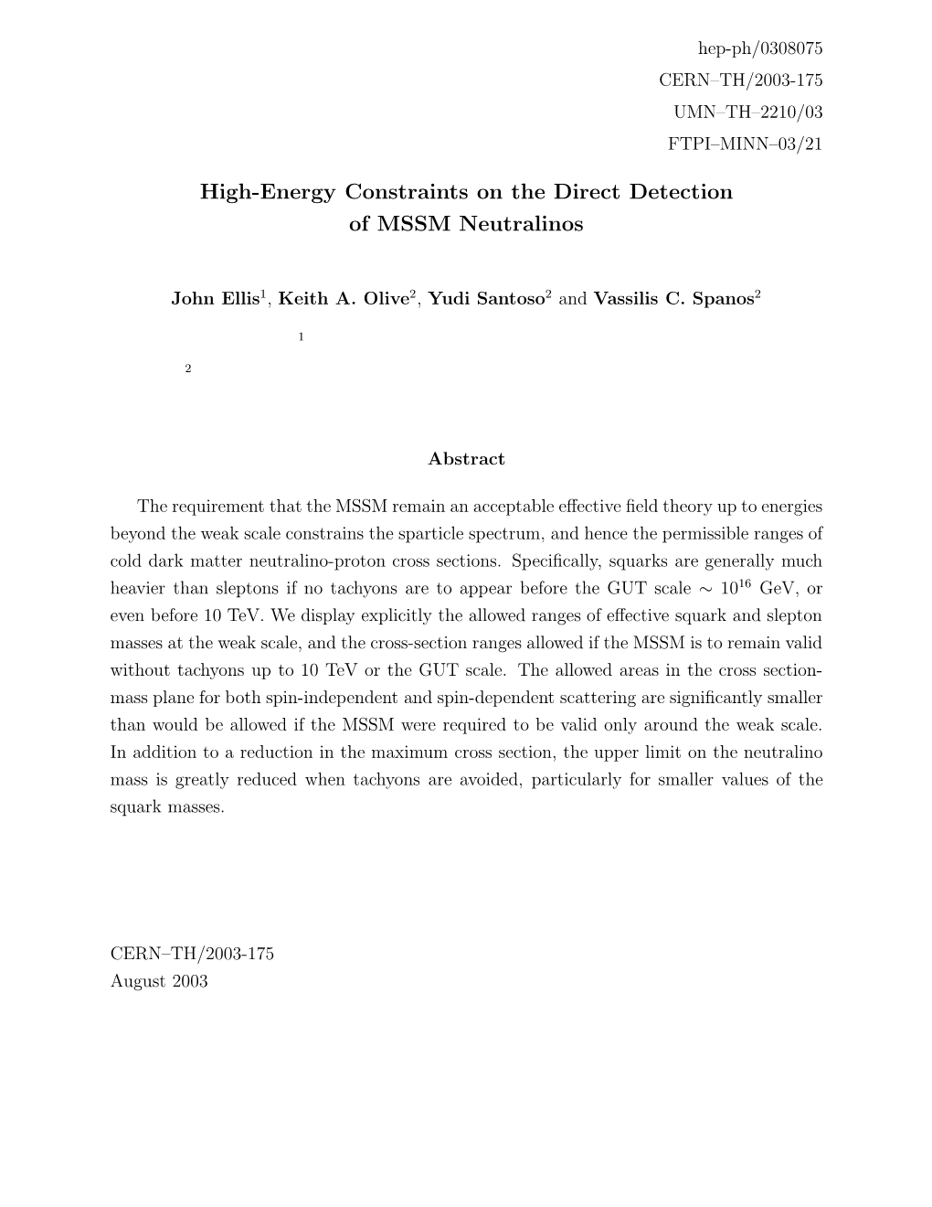 High-Energy Constraints on the Direct Detection of MSSM Neutralinos