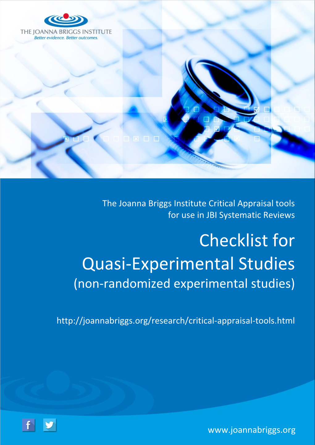 Checklist for Quasi-Experimental Studies (Non-Randomized Experimental Studies)