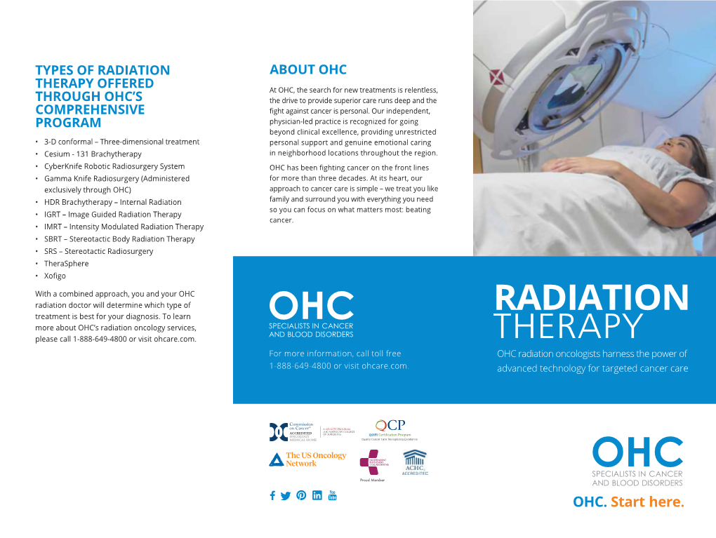 Radiation Therapy Cancer