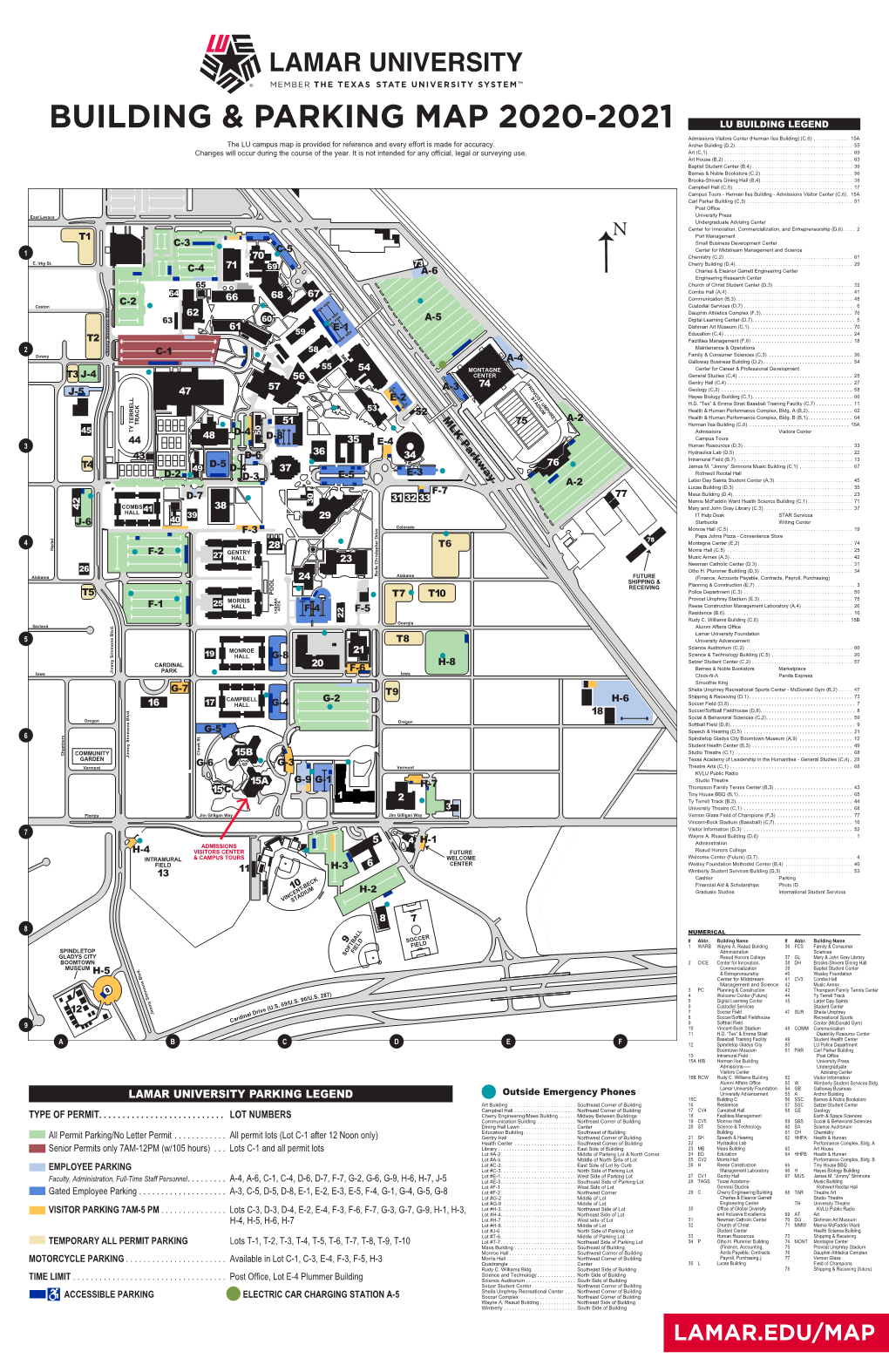 Building & Parking Map 2020-2021