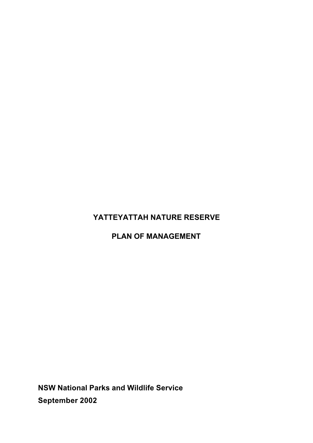 Yatteyattah Nature Reserve