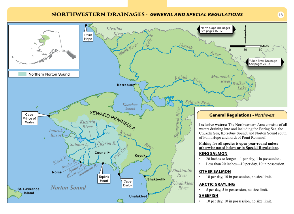 Northwestern Drainages - General and Special Regulations 18