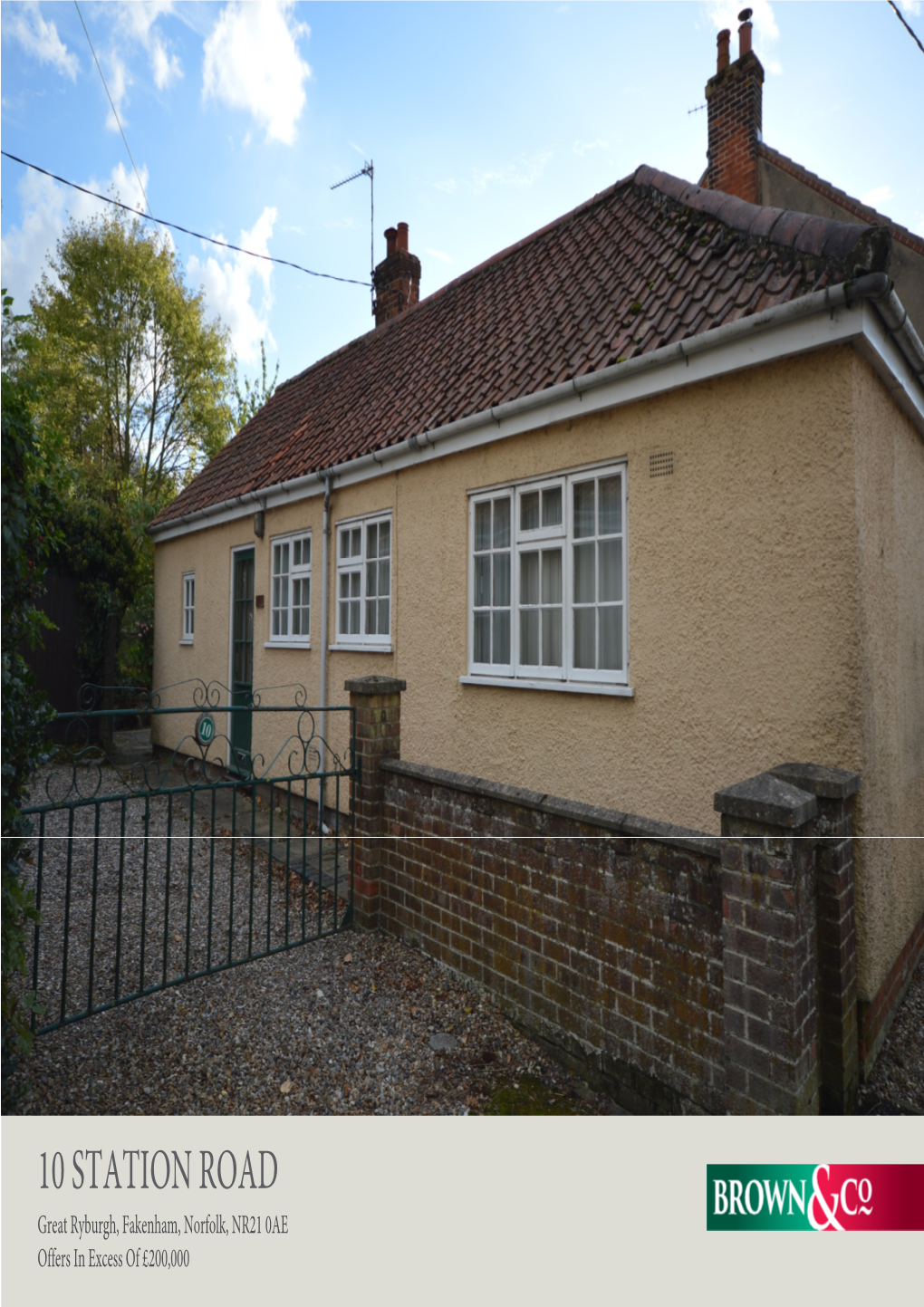 10 STATION ROAD Great Ryburgh, Fakenham, Norfolk, NR21 0AE Offers in Excess of £200,000