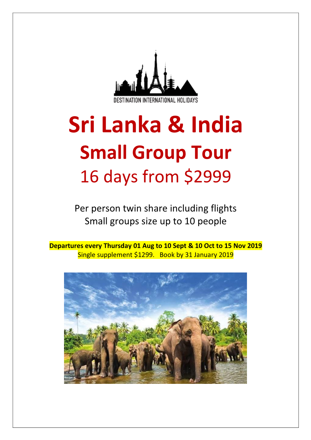 Sri Lanka & India