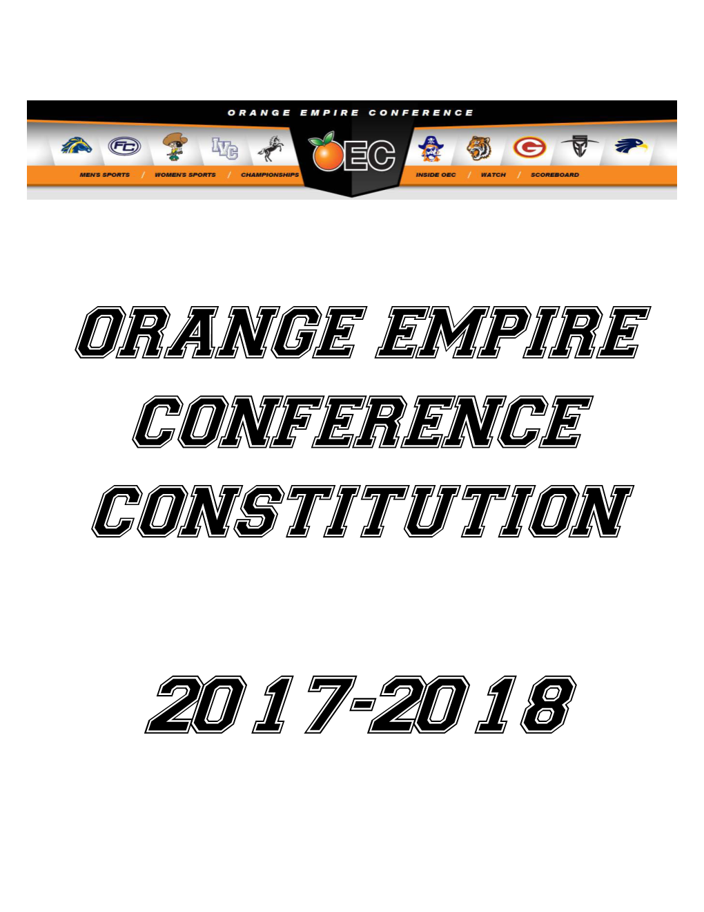 4-17 OEC-Constitution-2017-18.Pdf