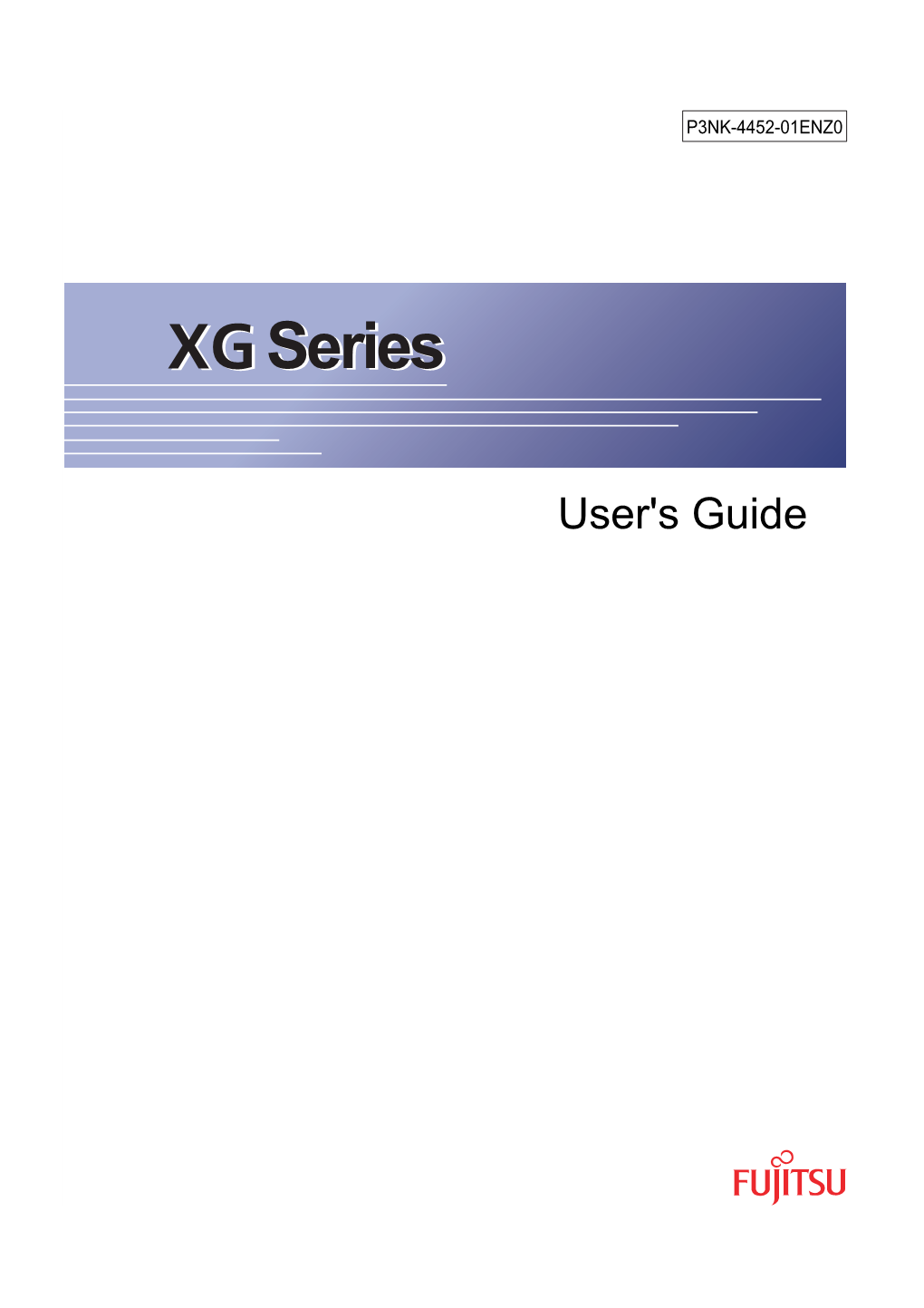 XG Series User's Guide