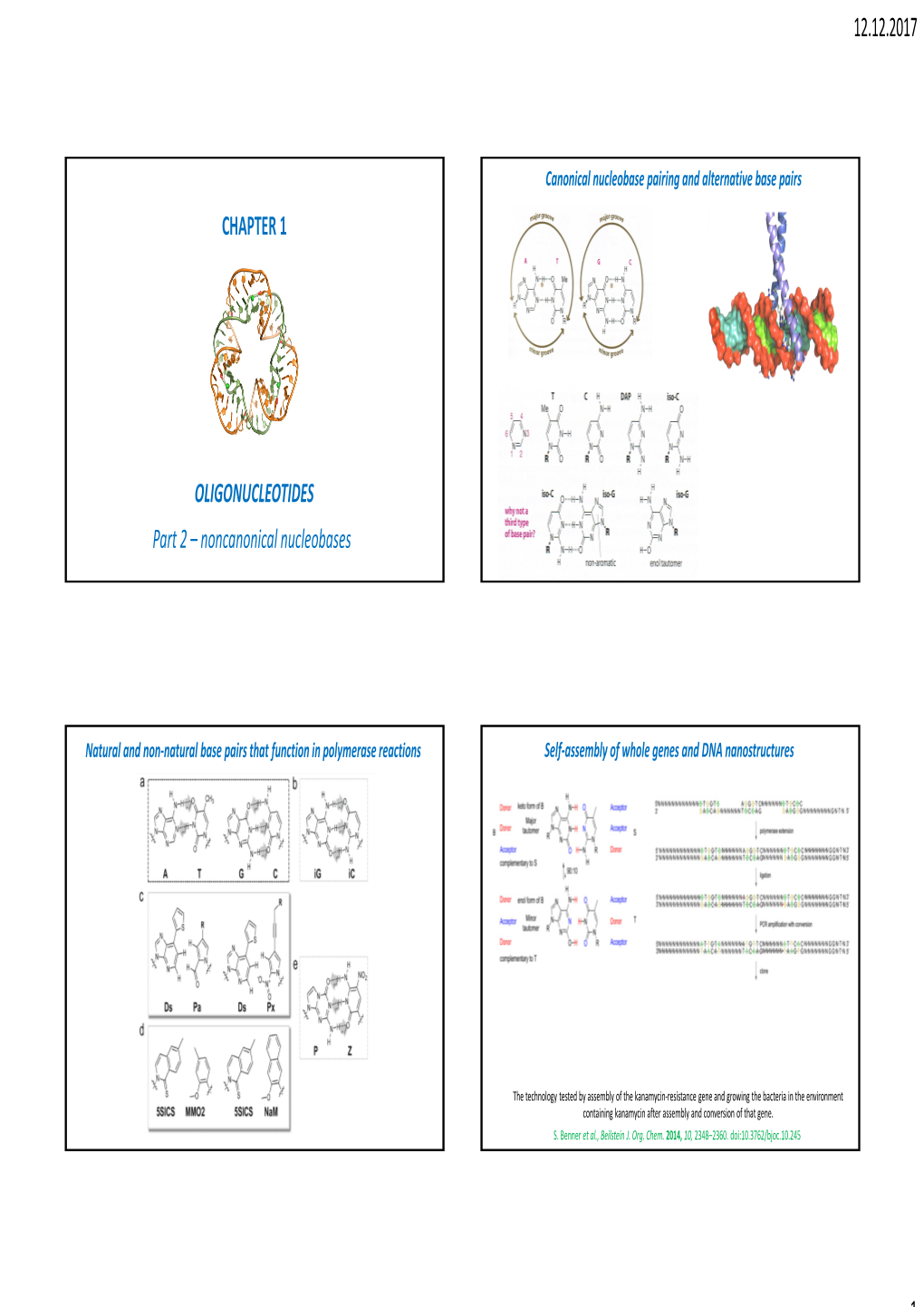 12.12.2017 1 CHAPTER 1 OLIGONUCLEOTIDES Part 2