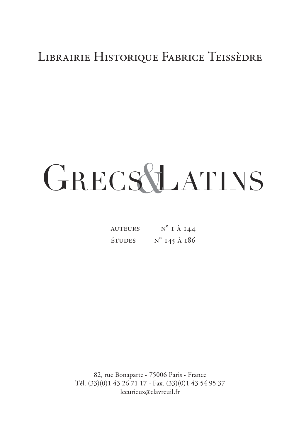 Latins Grecs