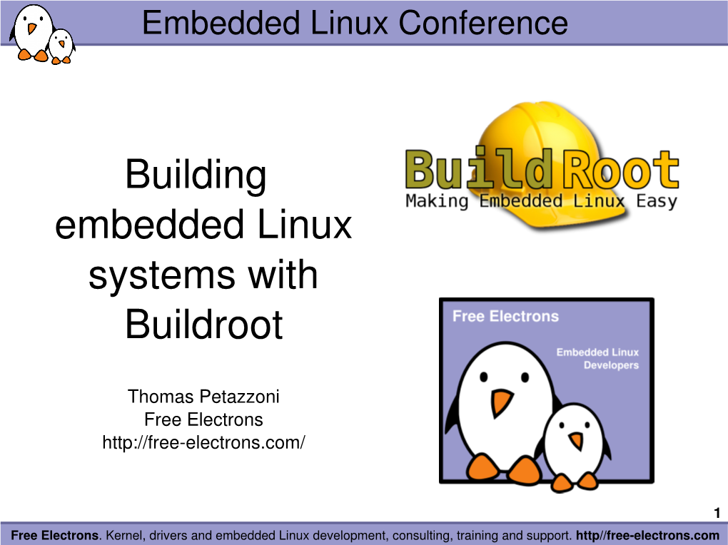 Building Embedded Linux Systems with Buildroot