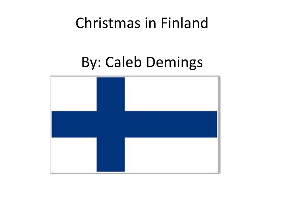 Christmas in Finland