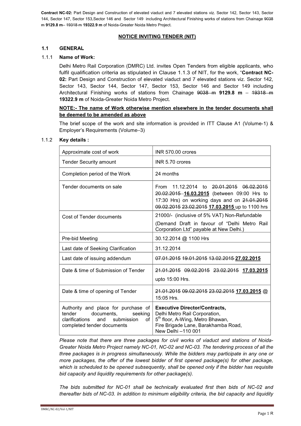 Contract NC-02: Part Design and Construction of Elevated Viaduct and 7 Elevated Stations Viz