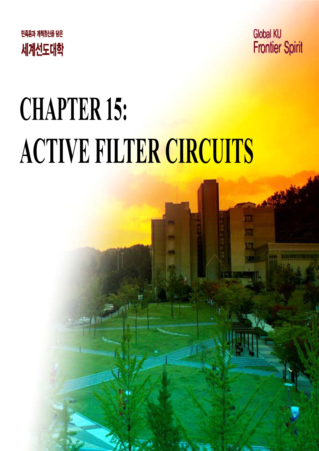 Chapter 15: Active Filter Circuits