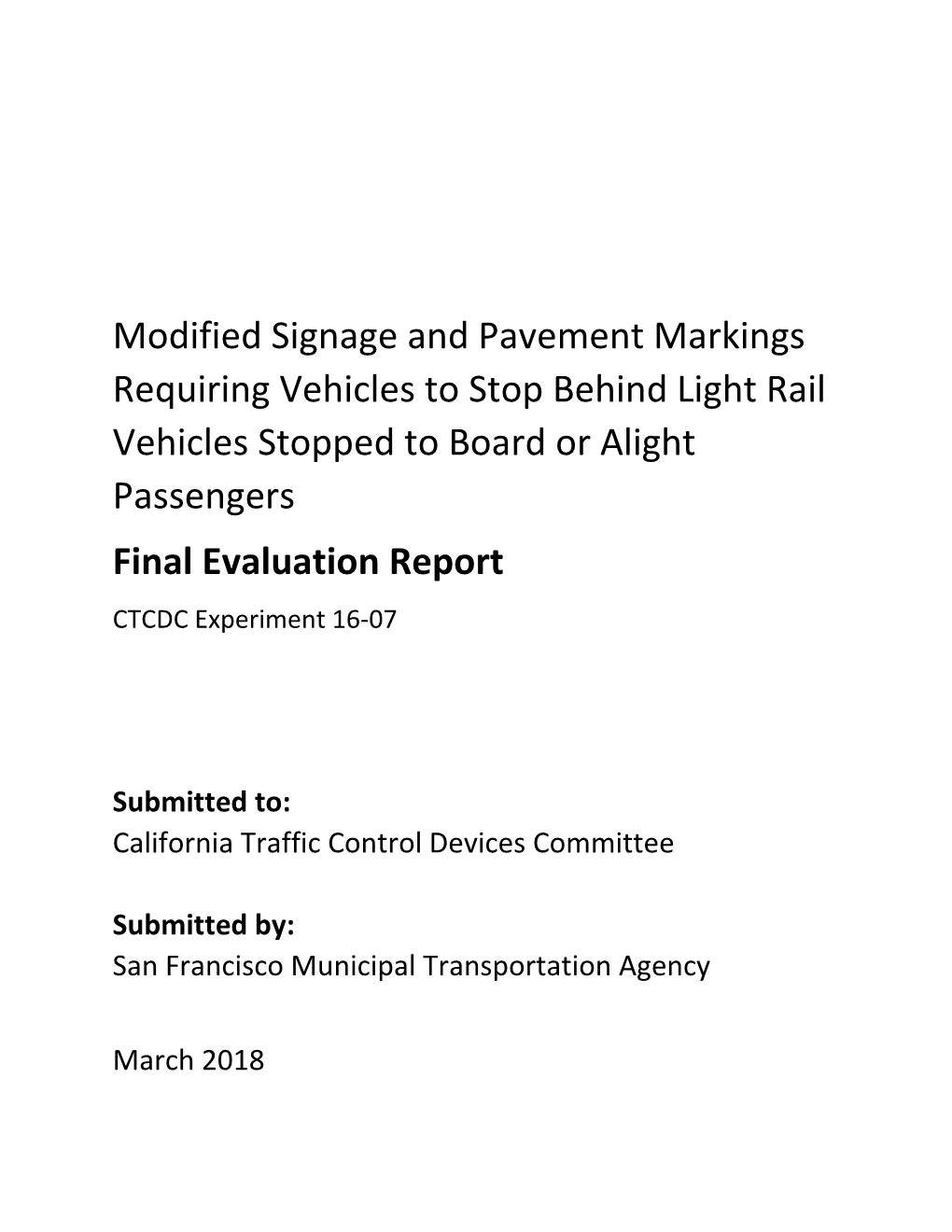 SFMTA Taraval Signage