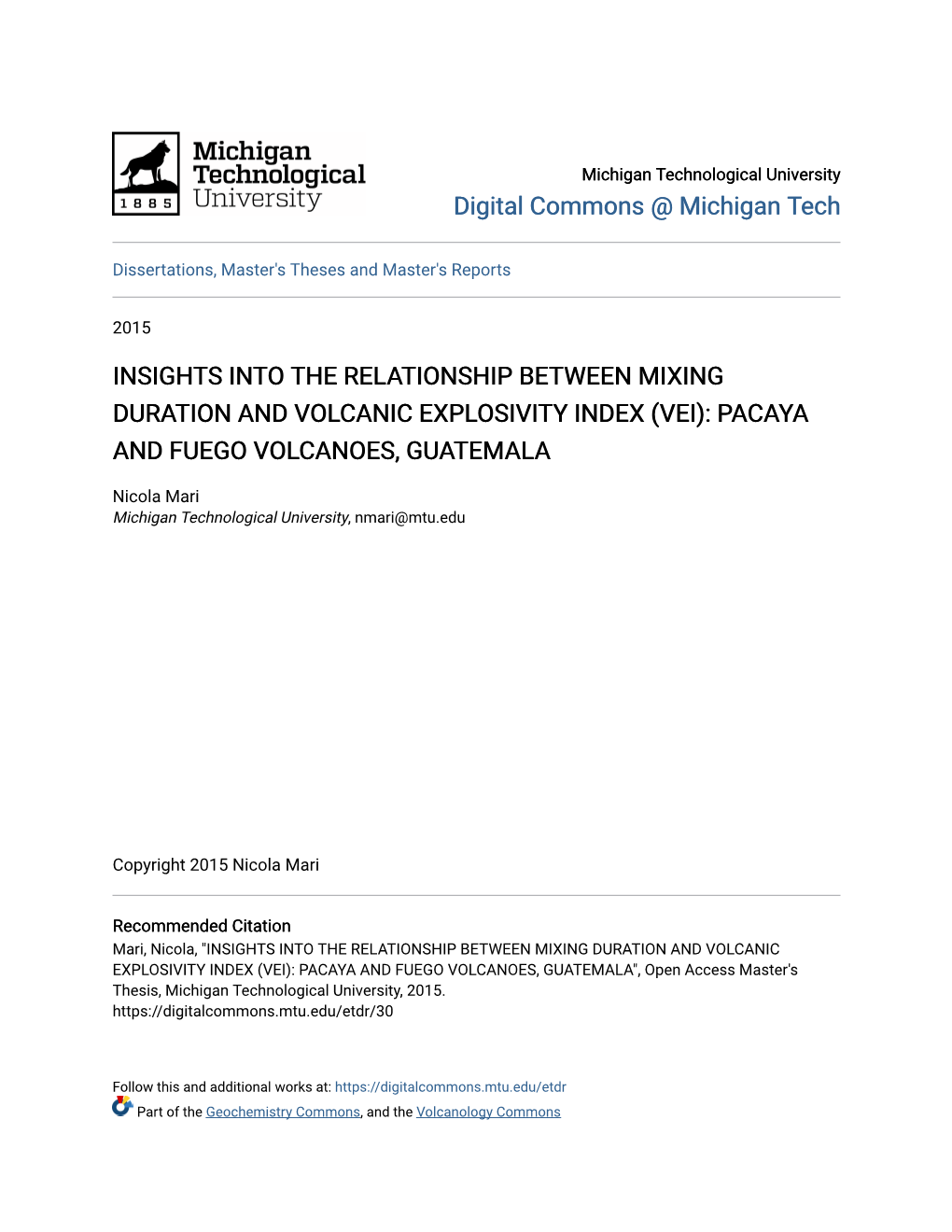 (Vei): Pacaya and Fuego Volcanoes, Guatemala