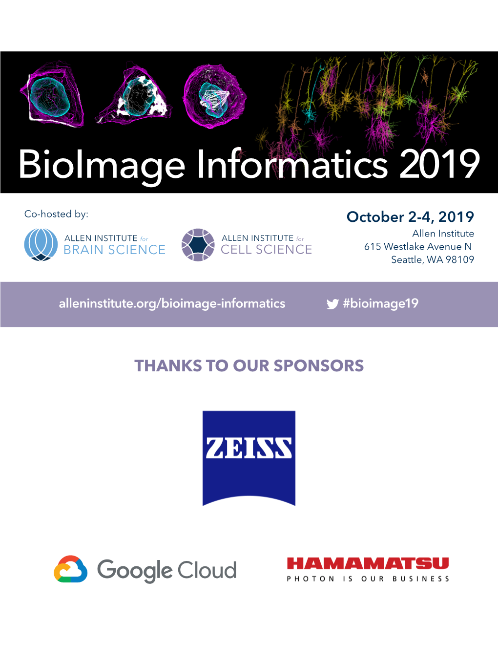 Bioimage Informatics 2019