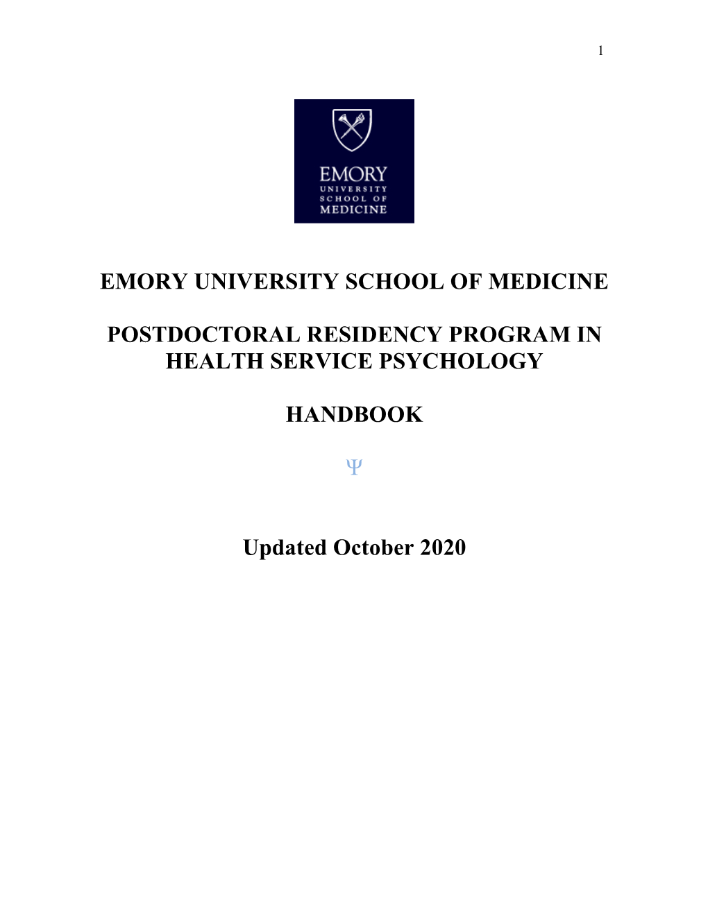 Program Handbook