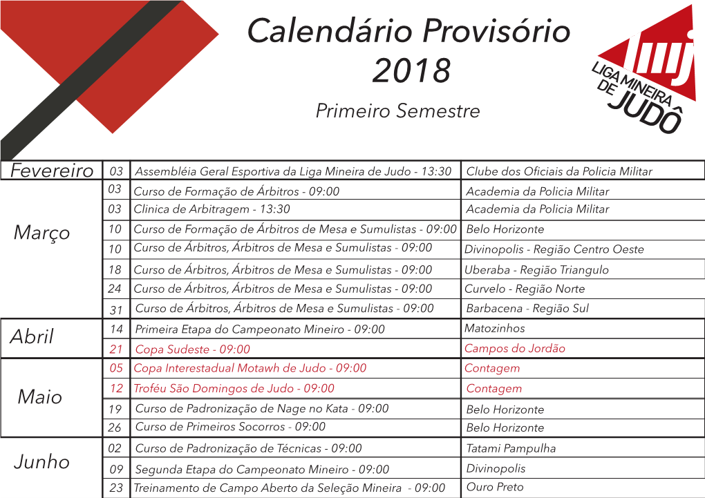 Calendário 2018-1