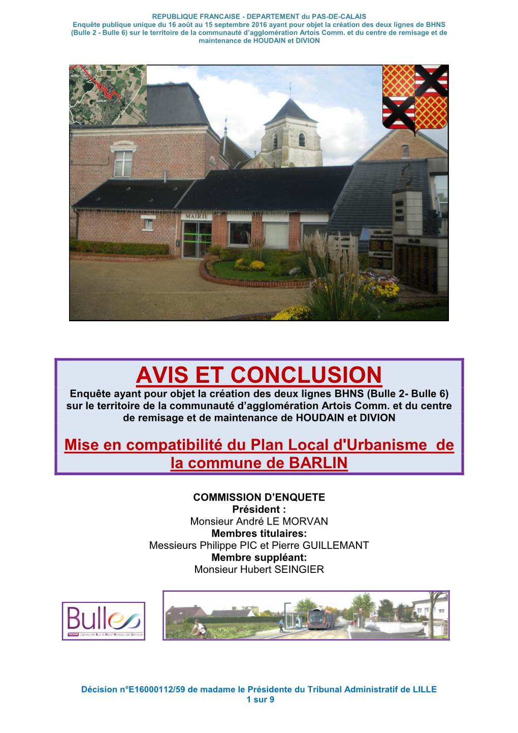 Conclusion Mec Barlin