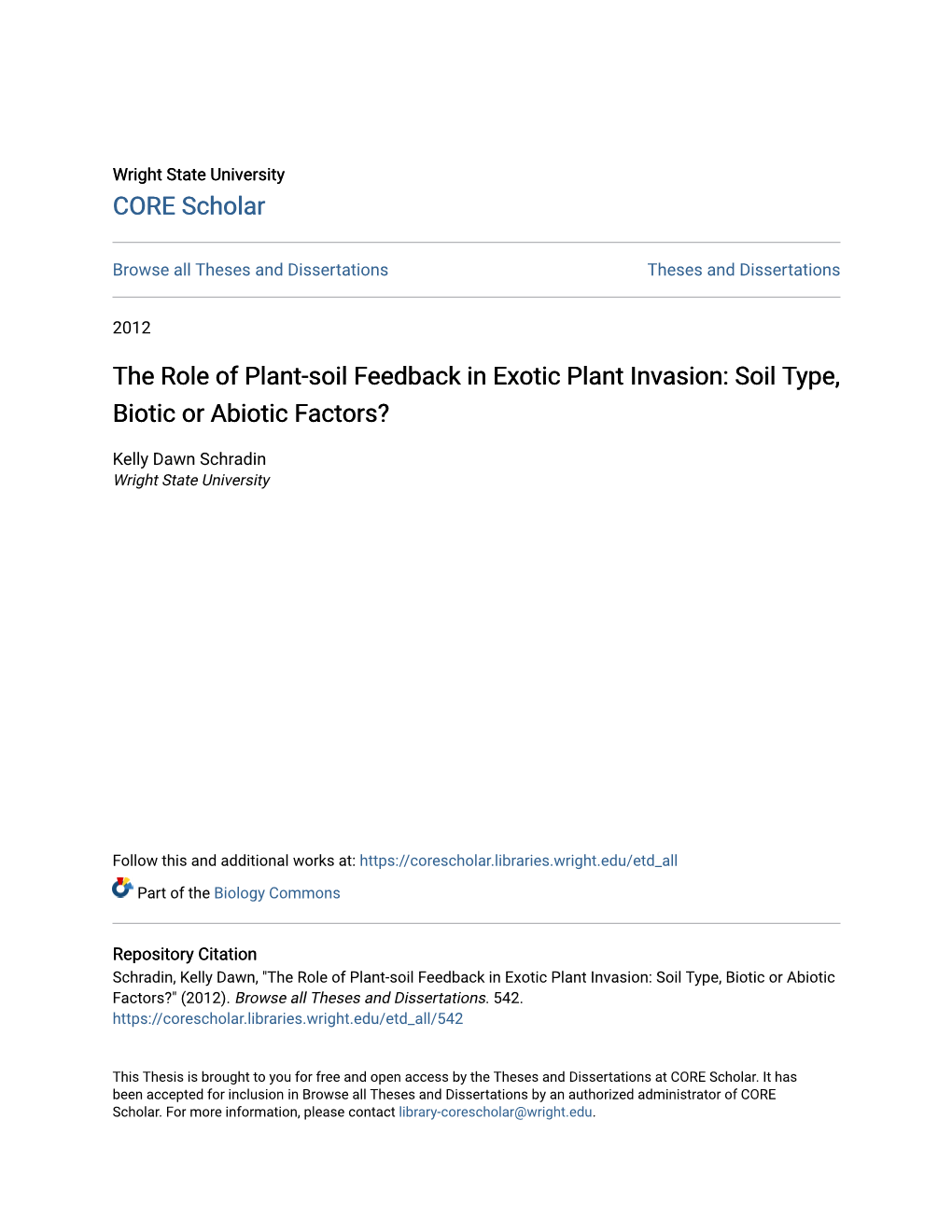 Soil Type, Biotic Or Abiotic Factors?