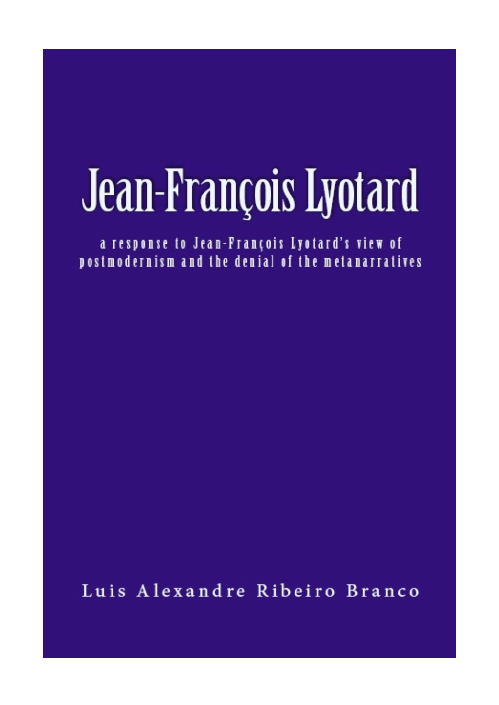 Jean-François Lyotard.Pages