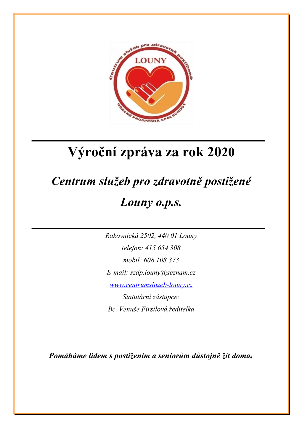 Výroční Zpráva 2020.Pdf