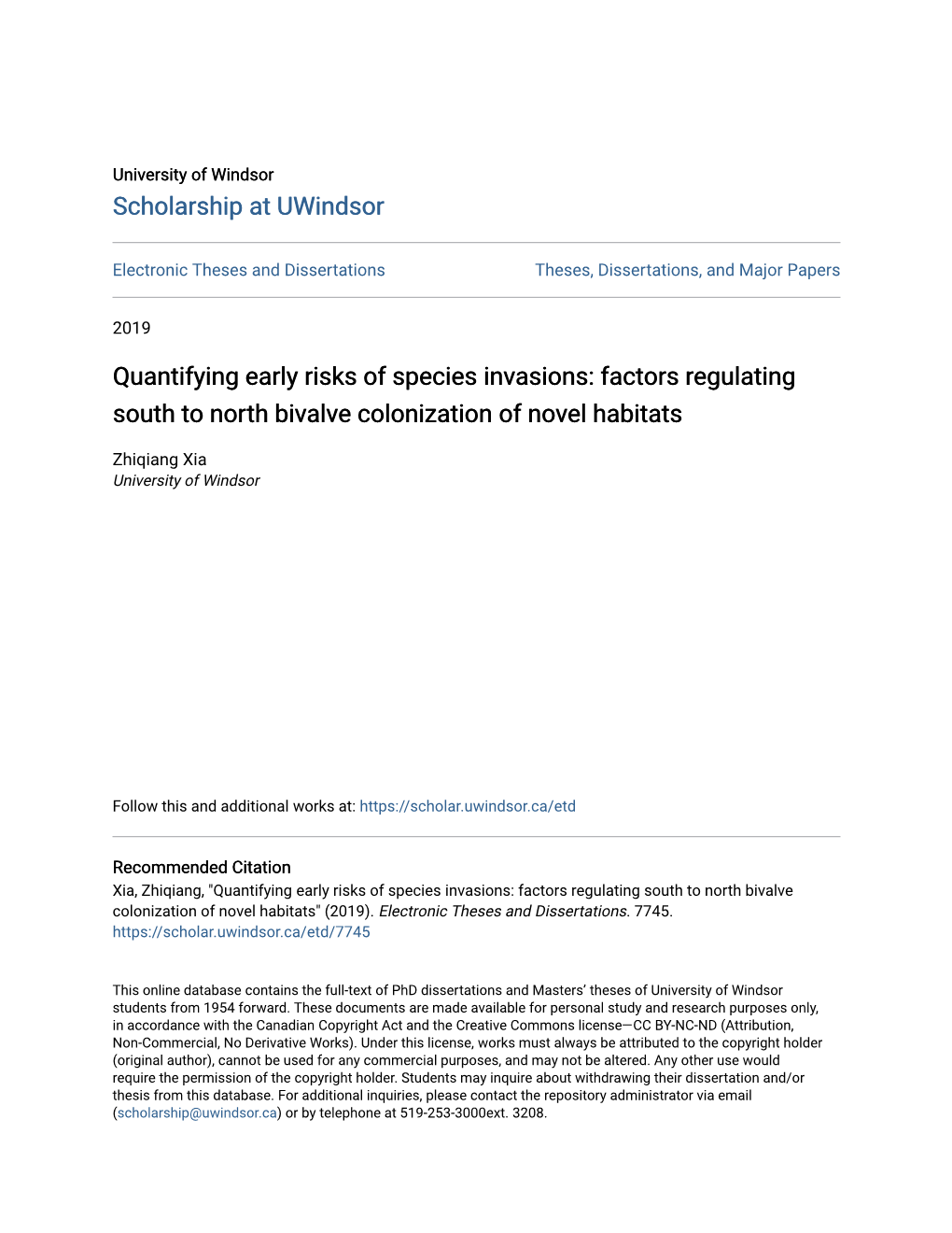 Factors Regulating South to North Bivalve Colonization of Novel Habitats