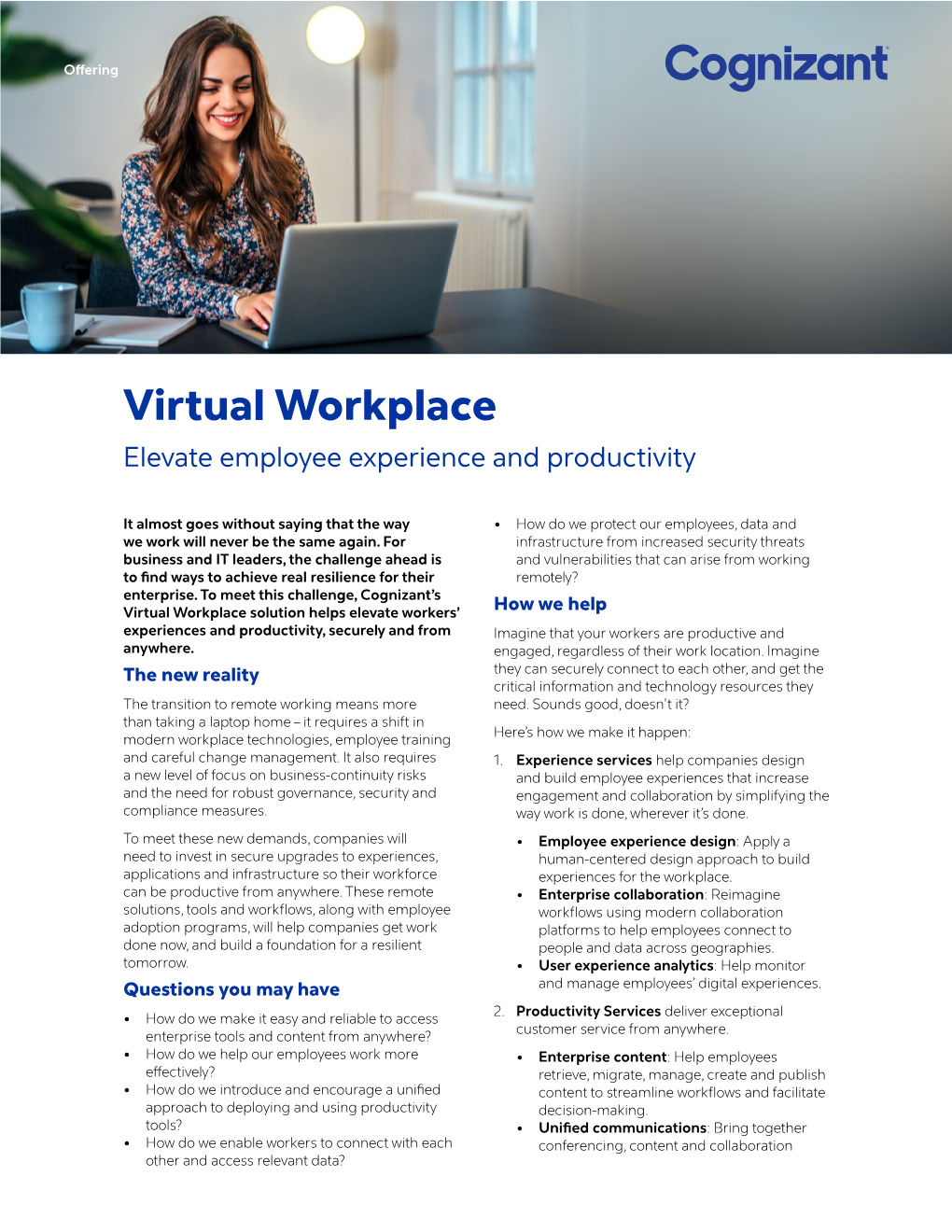 Virtual Workplace Elevate Employee Experience and Productivity
