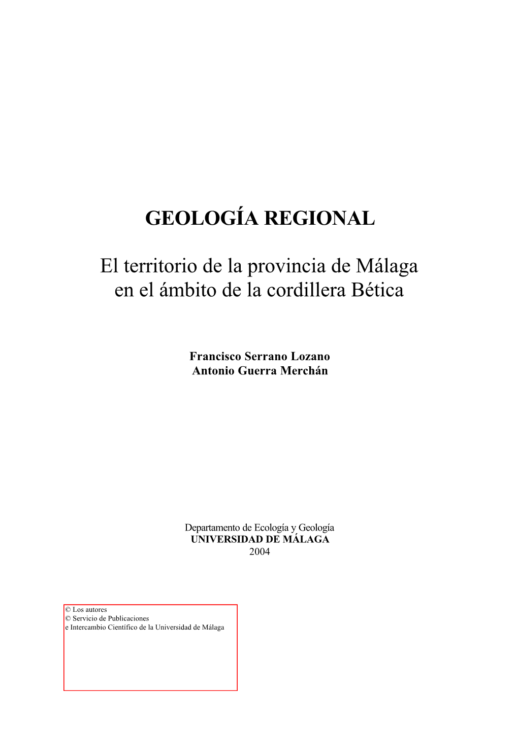 Geología Regional