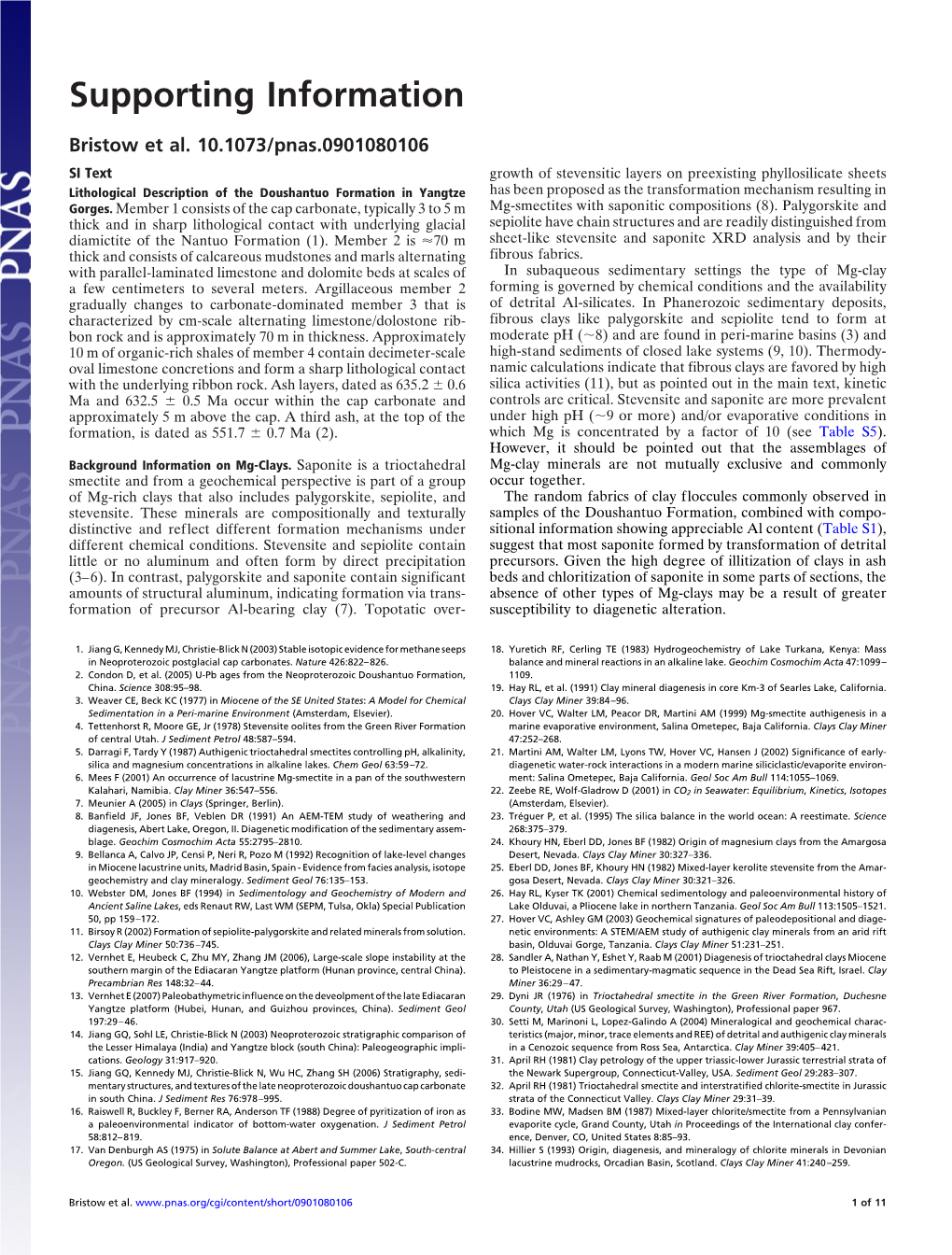 Mineralogical Constraints on the Paleoenvironments of The